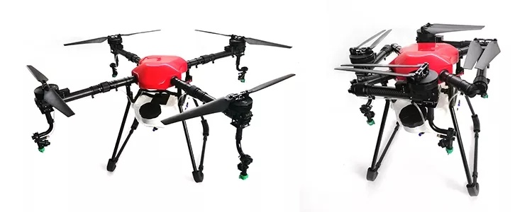 Easy to Assemble! Large Quantity Discount! 10L Mini Quadcopter Agricultural Pesticide Spraying Dron Frame Foldable Frame Agriculture Drone with Carbon Fiber
