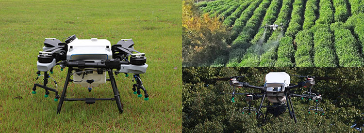 China Supplier 30L Large Capacity Agriculture Spray Drone with 8m Spray Width 7m Spread Width