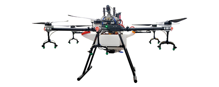 Oil-Electric Hybrid Custom 60L Six-Rotor Aircraft Agricultural Farming Drone Sprayer