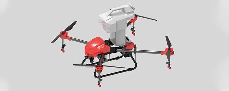 The Latest Modular 25L 4-Rotor Agricultural Unmanned Aerial Vehicle Drone