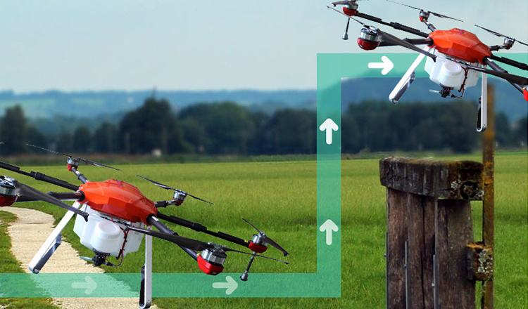 6-Axis 16L 20L 30L Agricultural Spraying Drones Carbon Fiber Material Fogging Agricultural Drone