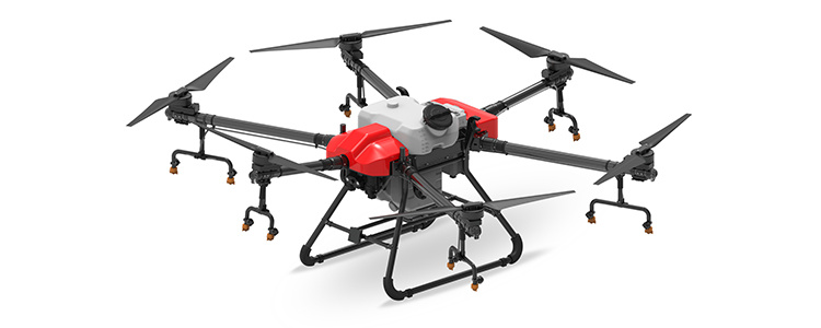 Red Six-Axis Drone Frame for 30-Liter Agricultural Plant Protection Drone