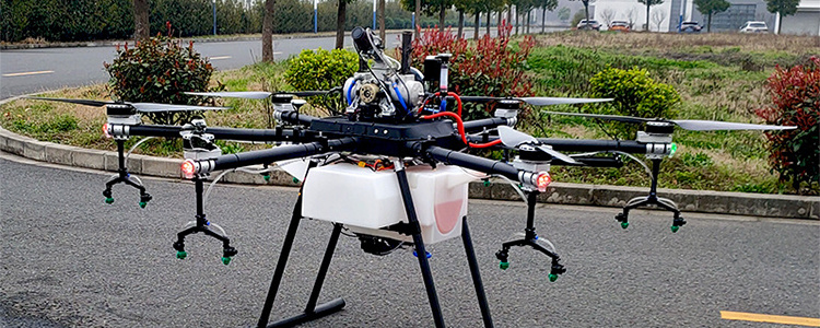 60L Gasoline Drone Agriculture Hybrid Drone Sprayer