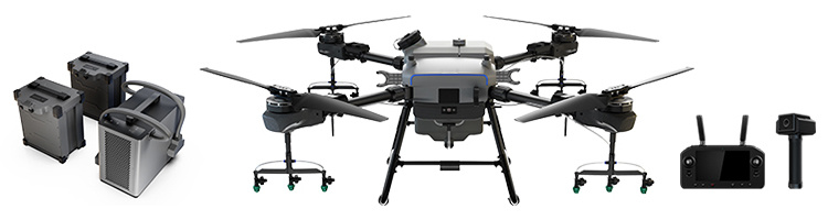 30 Liter Easy to Operate Sterilized 45 Kg Payload Uav Agricultural Spraying Drone with Fpv Camera