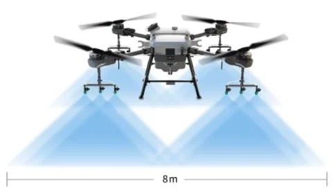 China Supplier 30L Large Capacity Agriculture Spray Drone with 8m Spray Width 7m Spread Width