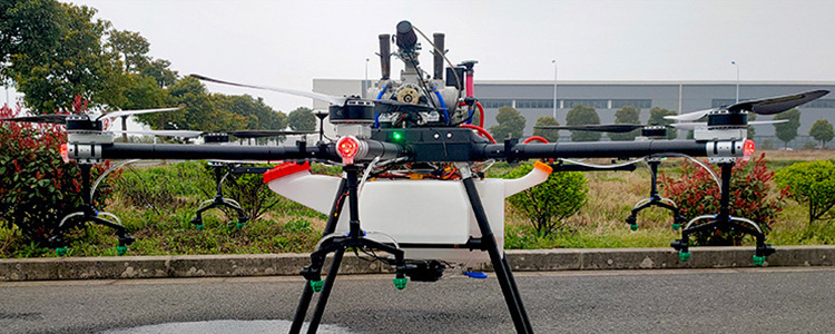 Oil-Electric Hybrid Custom 60L Six-Rotor Aircraft Agricultural Farming Drone Sprayer