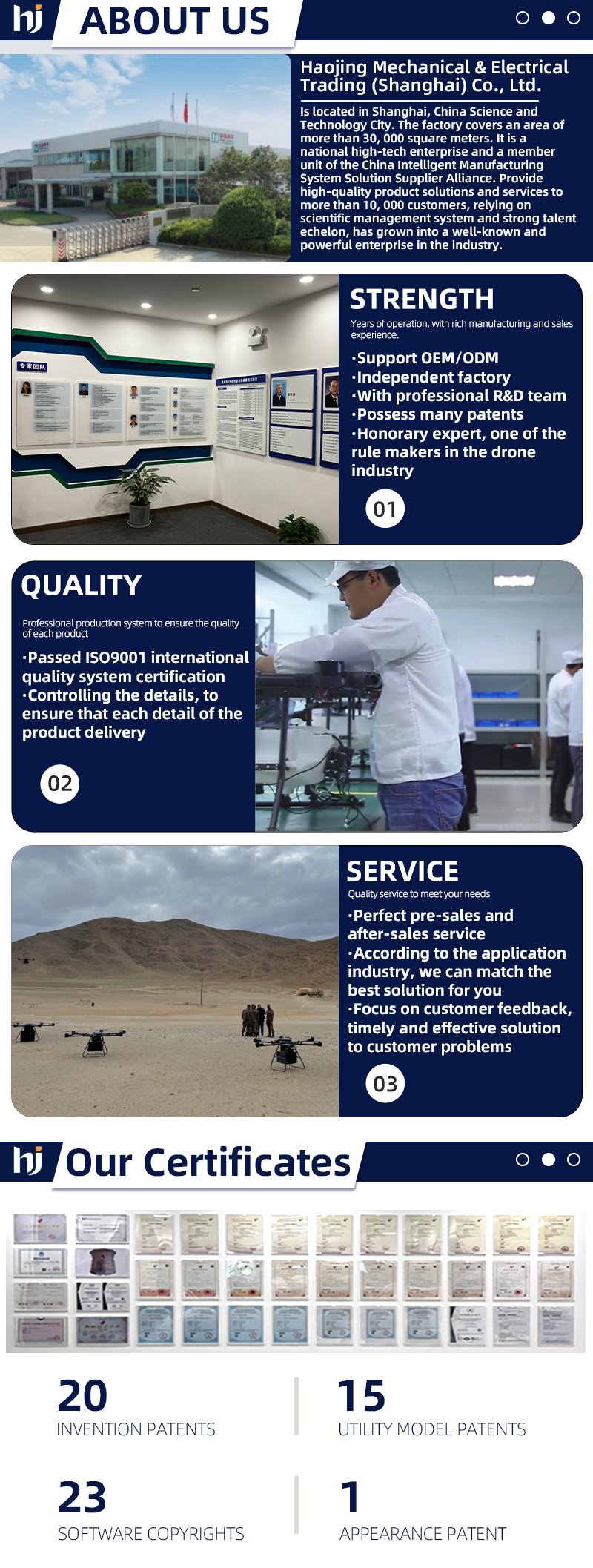 Targeted Strike One Touch Control Dispersal or Forced Landing 2000m Interference Distance Chinese Anti Drone Gun