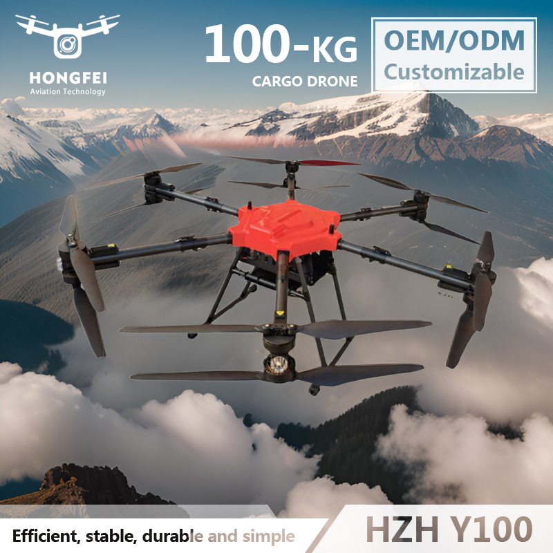 China Wholesale Best 100kg Payload Heavy Lift Drones for Delivery factory and manufacturers Hongfei