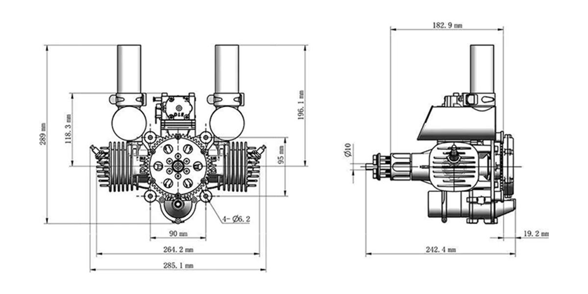 DLE130-电启动发电-1