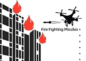 fire fighting drone Application